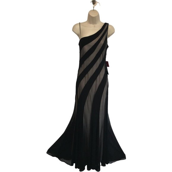 knee length dresses for ladies Brown & Cream Stripe Low-Waist Halter Maxi Dress main image 0